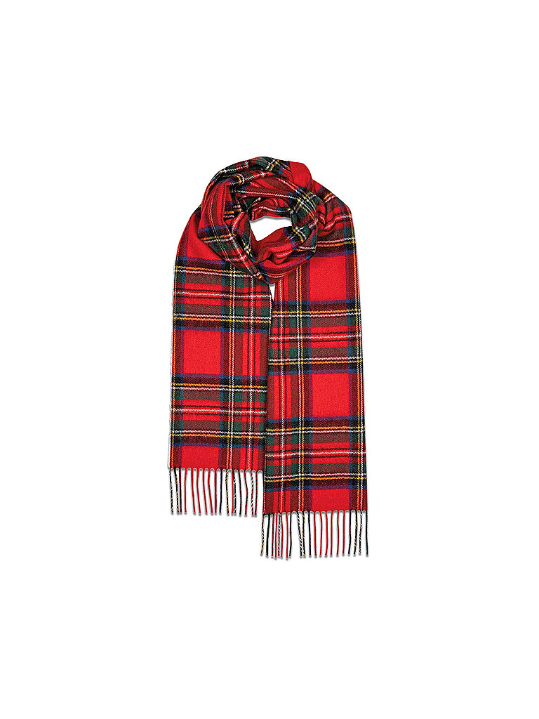 Gloverall Bufanda de cachemira CAMEL THOMPSON rojo