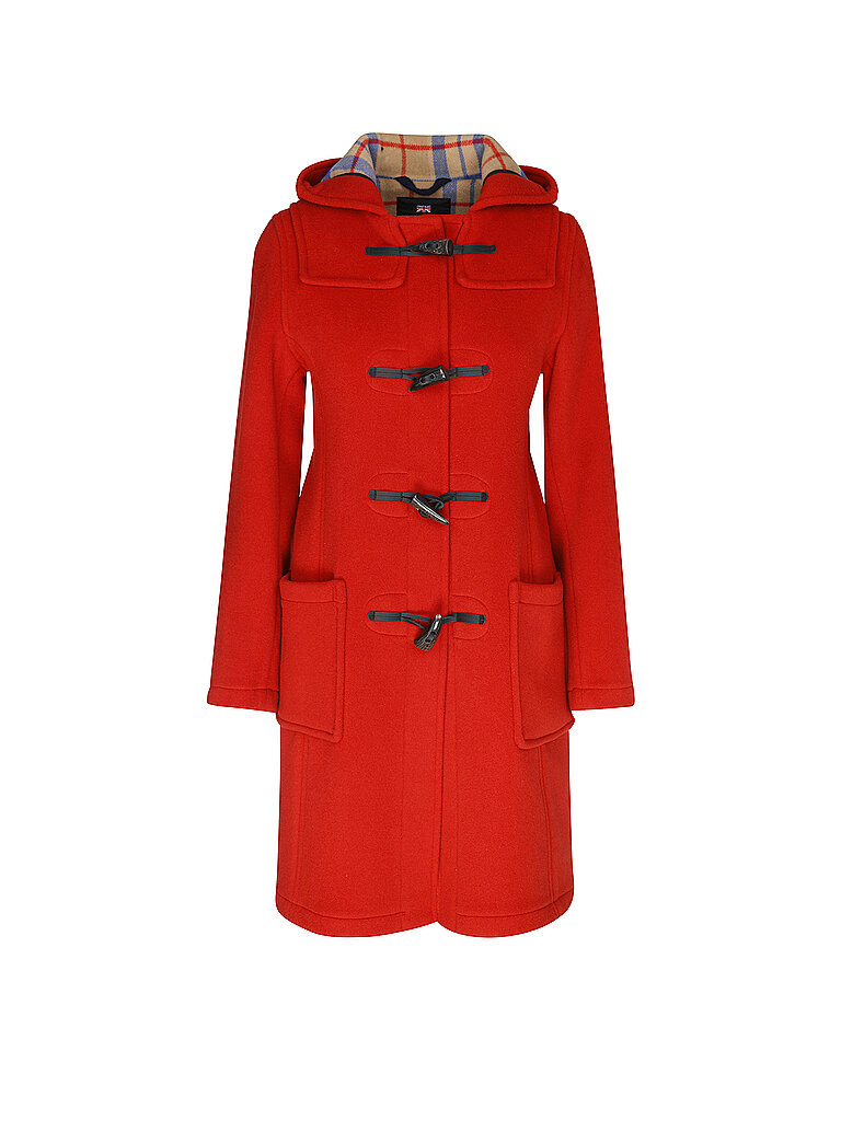 Gloverall Dufflecoat rojo