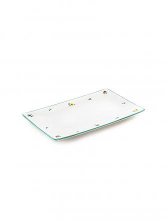 GMUNDNER KERAMIK | Plato rectangular "Streublumen" 36x15cm