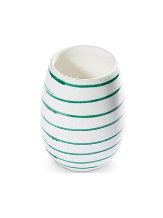 GMUNDNER KERAMIK | Jarrón 15cm Verde Flameado