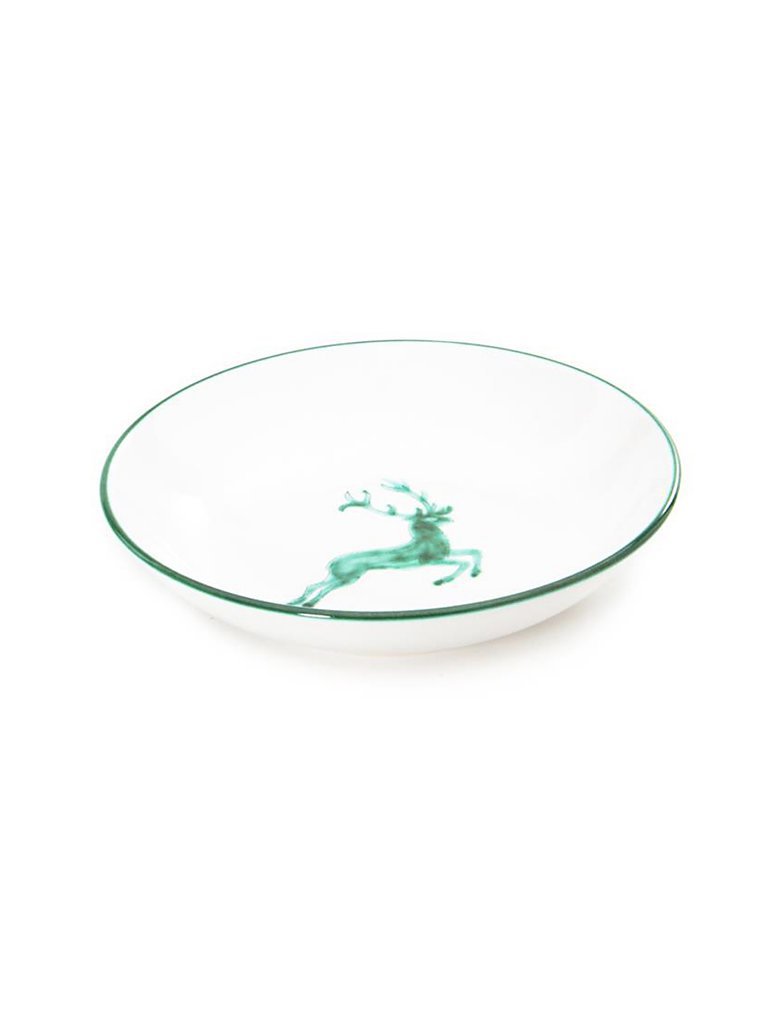 Tazón de plato hondo Ciervo Verde 20cm verde