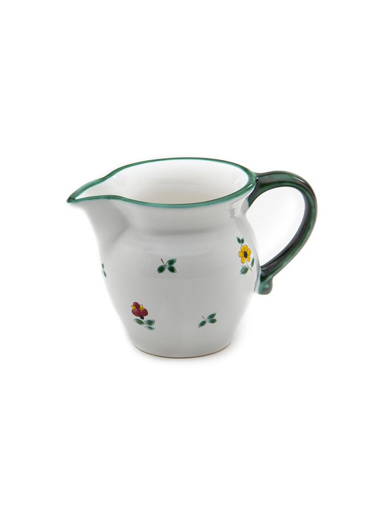 Jarra de leche lisa Streublumen 0,50l multicolor