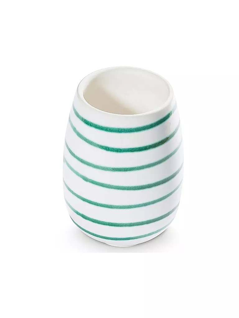 GMUNDNER KERAMIK | Jarrón de 11 cm, verde flameado | Verde