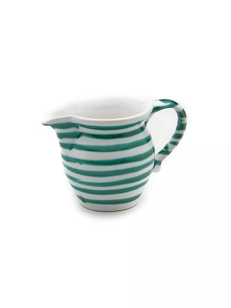 GMUNDNER KERAMIK | Jarra de leche lisa "Verde Flameado" 0,5 l | Verde