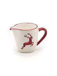GMUNDNER KERAMIK | Milchgiesser Gourmet "Rubinroter Hirsch" 0,2l | Rojo