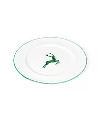 GMUNDNER KERAMIK | Plato de carne Gourmet "Ciervo Verde" 27cm | Verde