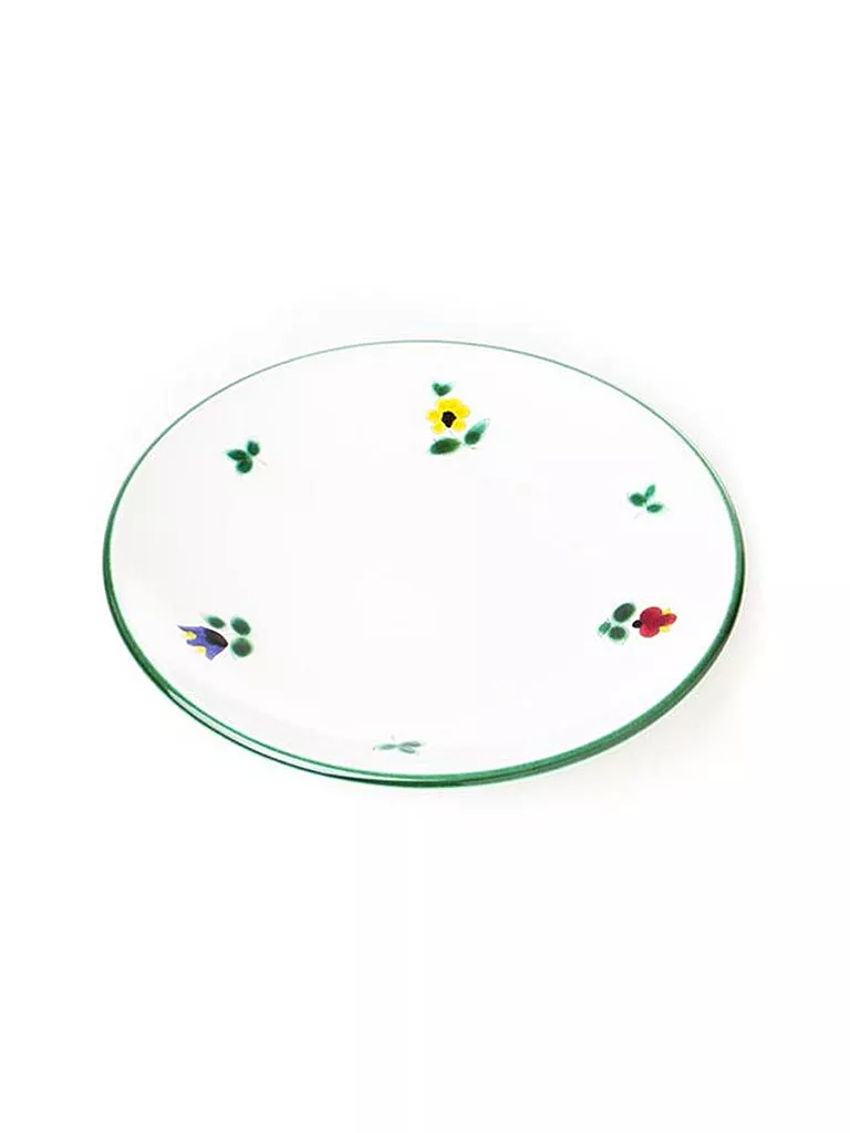 GMUNDNER KERAMIK | Plato de taza de café de 15 cm "Streublumen" | Multicolor