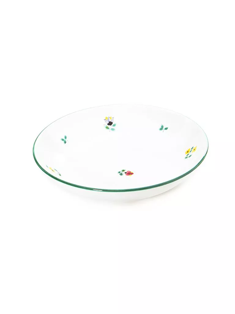 GMUNDNER KERAMIK | Plato hondo tipo taza "Streublumen" 20cm | Multicolor