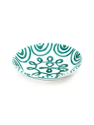 GMUNDNER KERAMIK | Plato hondo tipo taza "Verde Flameado" 20cm | Verde