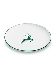 GMUNDNER KERAMIK | Plato llano "Ciervo Verde" 25cm | Verde
