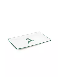 GMUNDNER KERAMIK | Plato rectangular "Ciervo Verde" 36x15cm | Verde