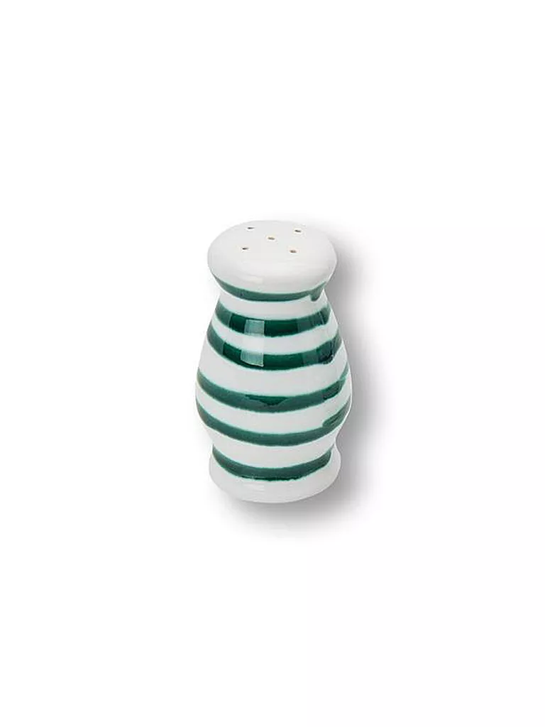 GMUNDNER KERAMIK | Salero abombado "Verde Flameado" 9cm | Verde