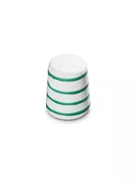 GMUNDNER KERAMIK | Salero recto de 7 cm con diseño de llama verde | Verde