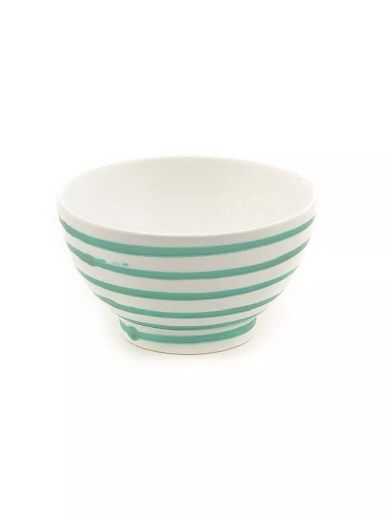 GMUNDNER KERAMIK | Tazón para desayuno/cereales "Verde Flameado" 14cm | Verde