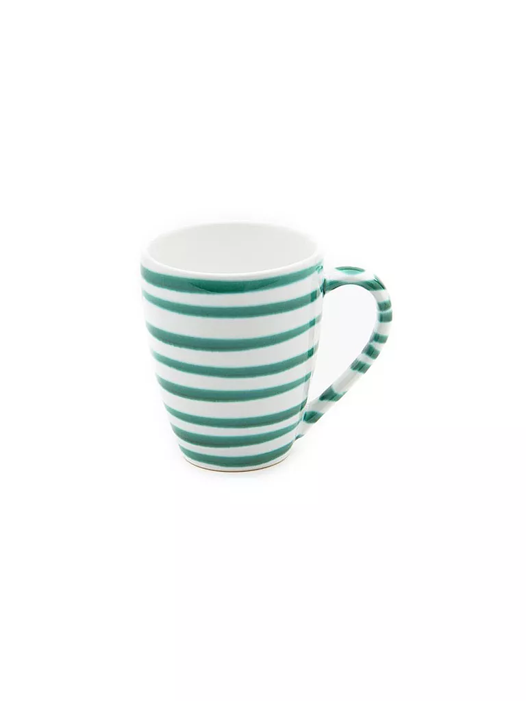 GMUNDNER KERAMIK | Taza de desayuno "Verde Flameado" 0,3l | Verde