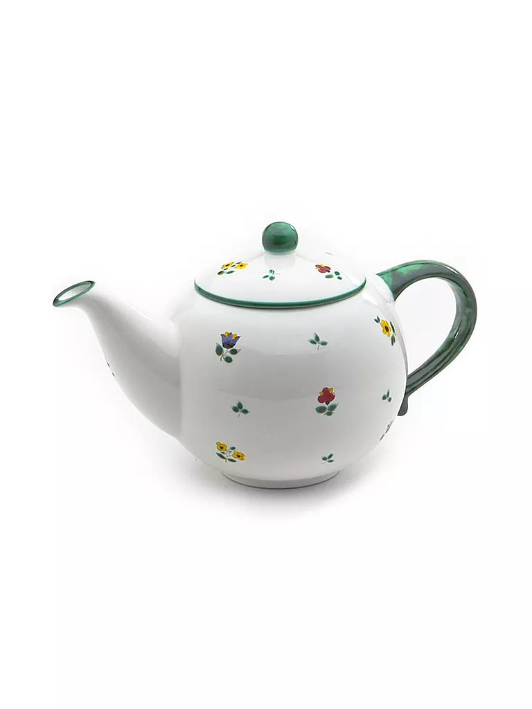 GMUNDNER KERAMIK | Tetera lisa "Streublumen" 1,5 l | bunt