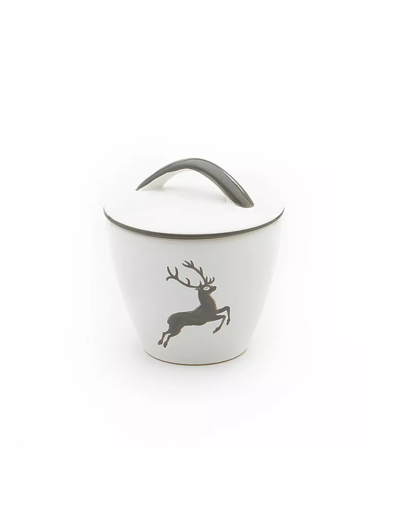 GMUNDNER KERAMIK | Zuccherero Gourmet "Ciervo Gris" 9cm | Gris