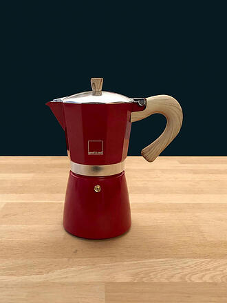 GNALI & ZANI | Cafetera exprés Venezia 6 tazas roja