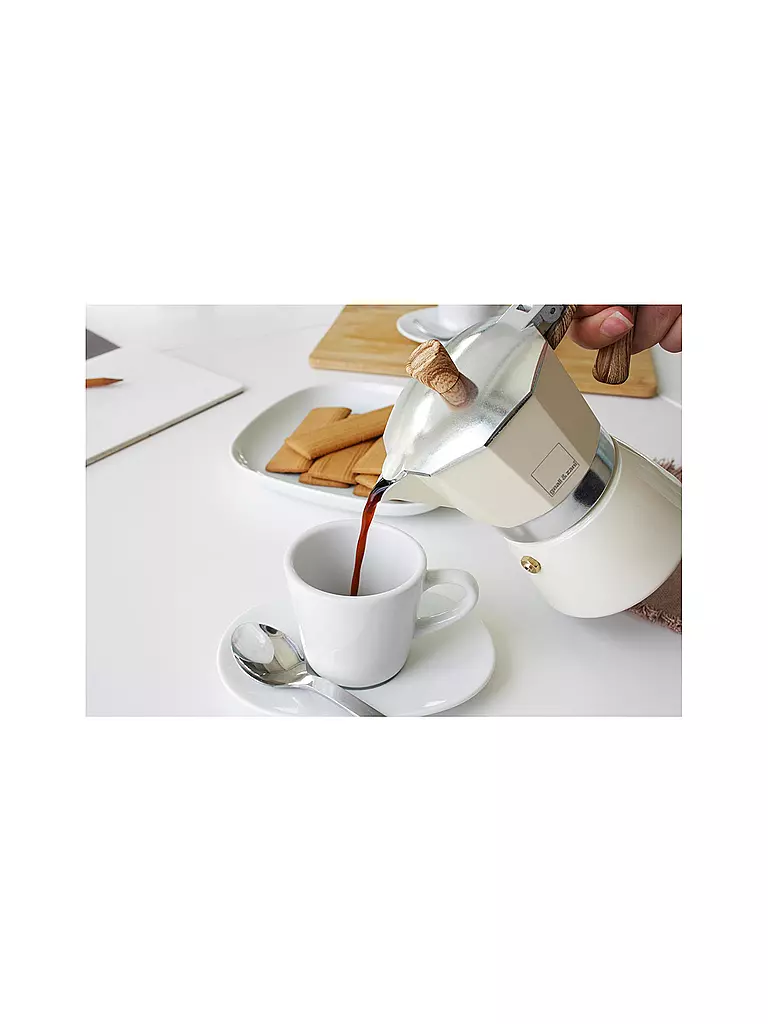 GNALI & ZANI | Cafetera exprés Venezia 3 tazas crema | Crema