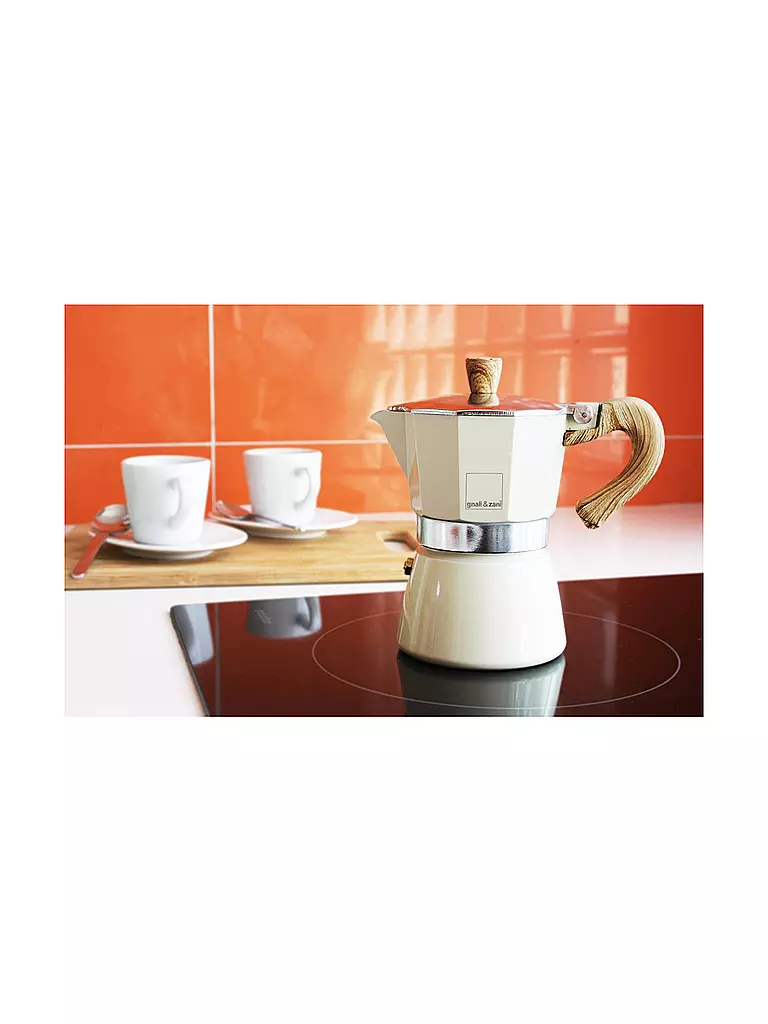 GNALI & ZANI | Cafetera exprés Venezia 3 tazas crema | Crema