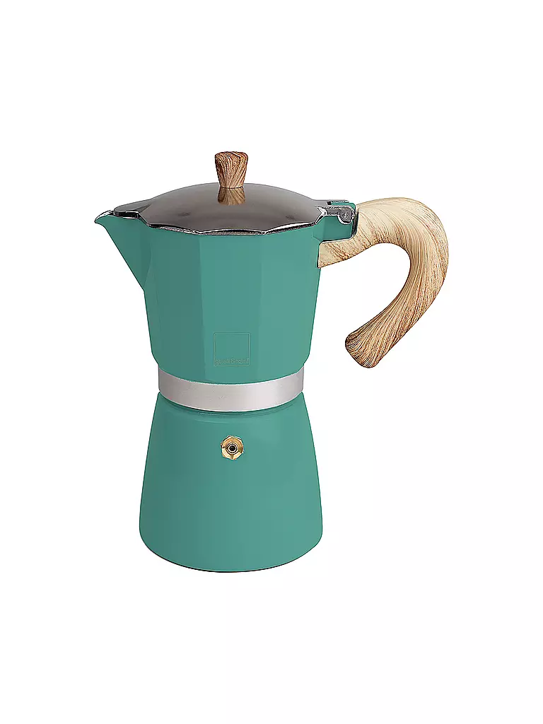 GNALI & ZANI | Cafetera exprés VENEZIA 6 tazas verde esmeralda | grün