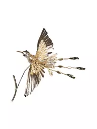 GOODWILL | Figura decorativa Colibrí con clip 20cm champán/oro | Oro