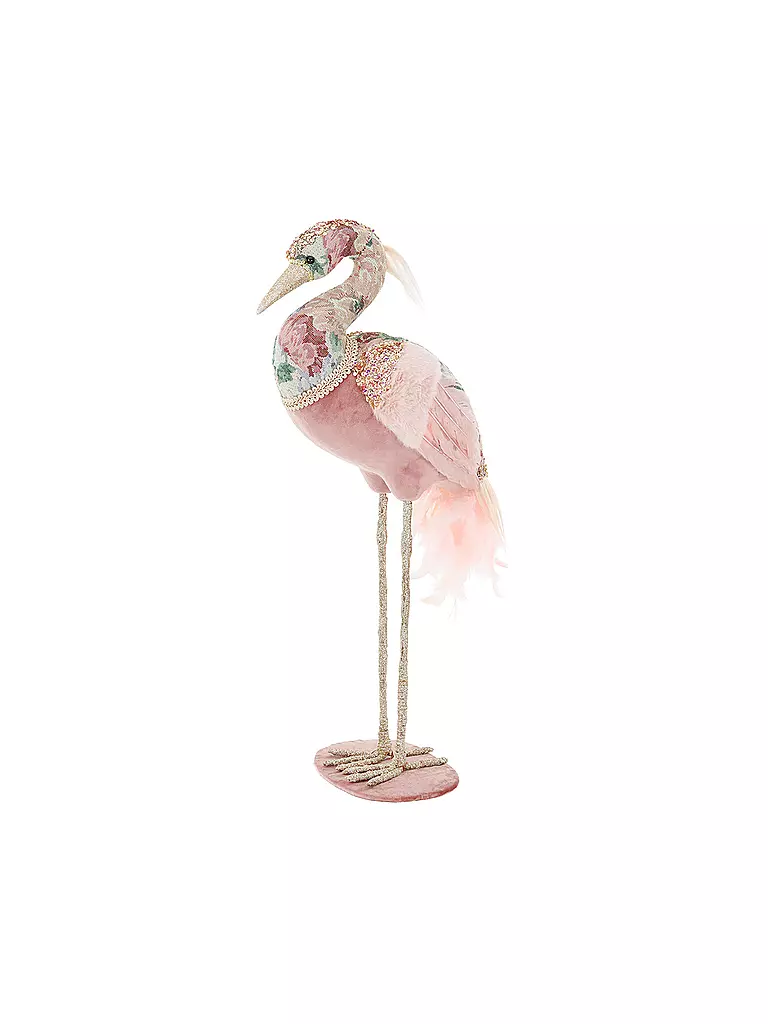 GOODWILL | Figura decorativa Paradise Crane 62cm rosa/azul | Rosa