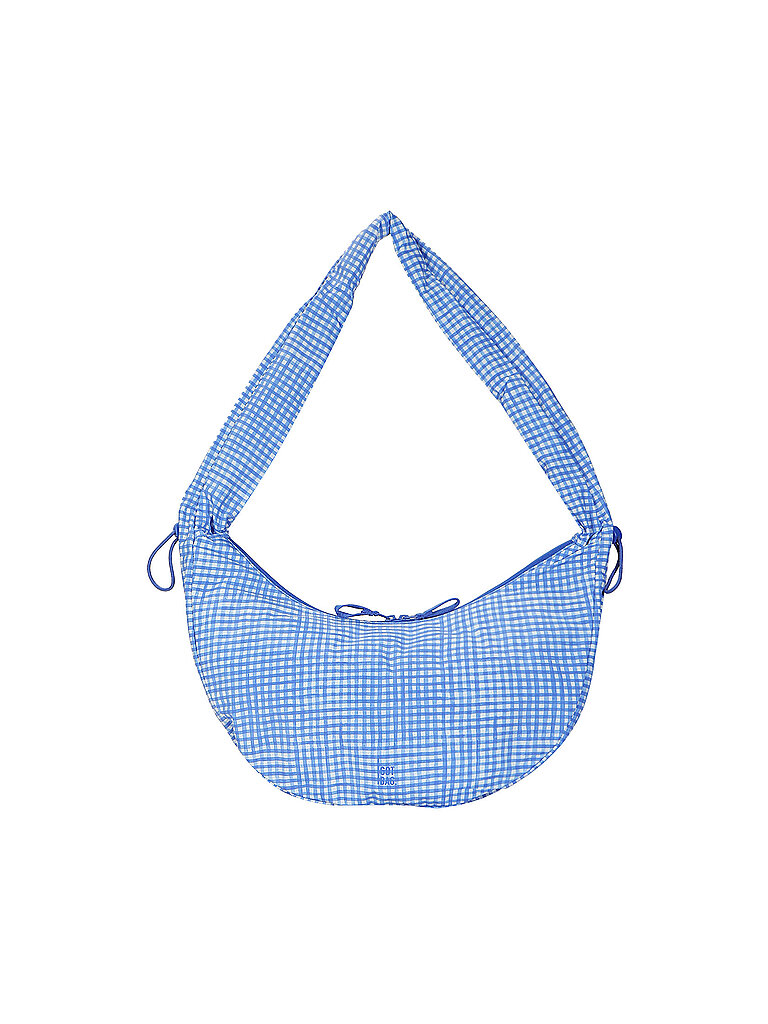 Bolso - Bandolera MOON BAG RUFFLE VICHY azul