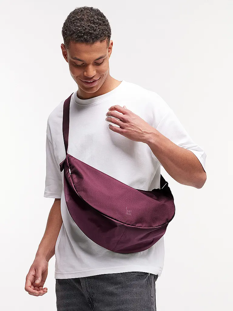 GOT BAG | Bolso - Bandolera MOON BAG Large | Rojo oscuro