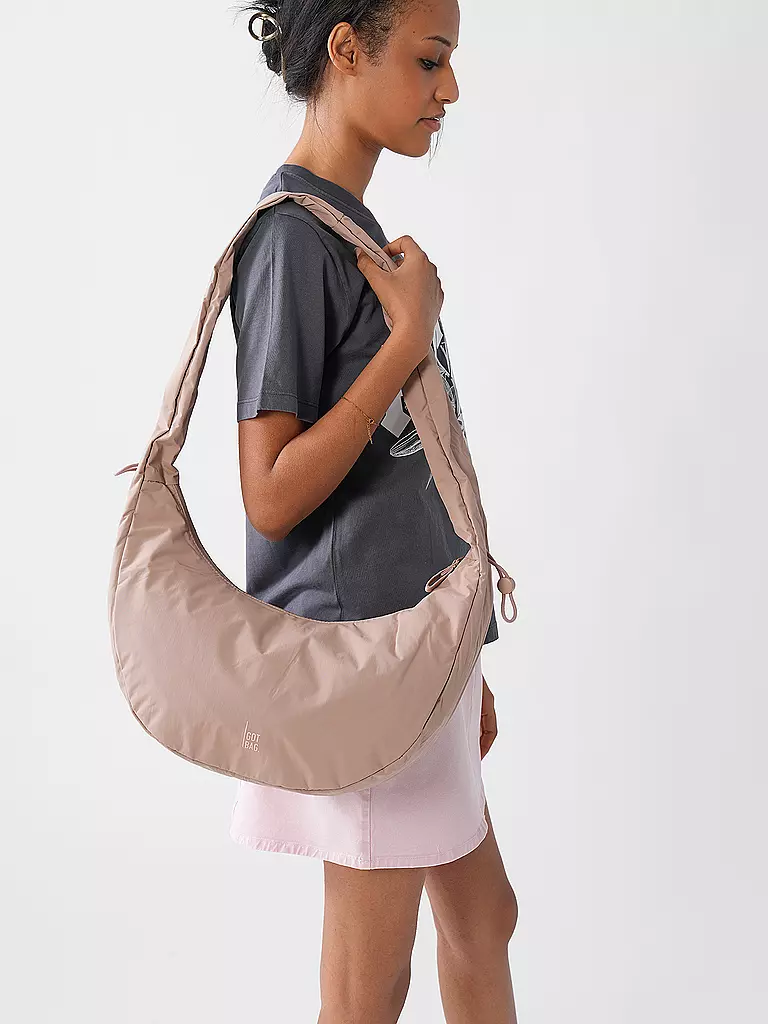 GOT BAG | Bolso - Bandolera MOON BAG RUFFLE | Marrón claro