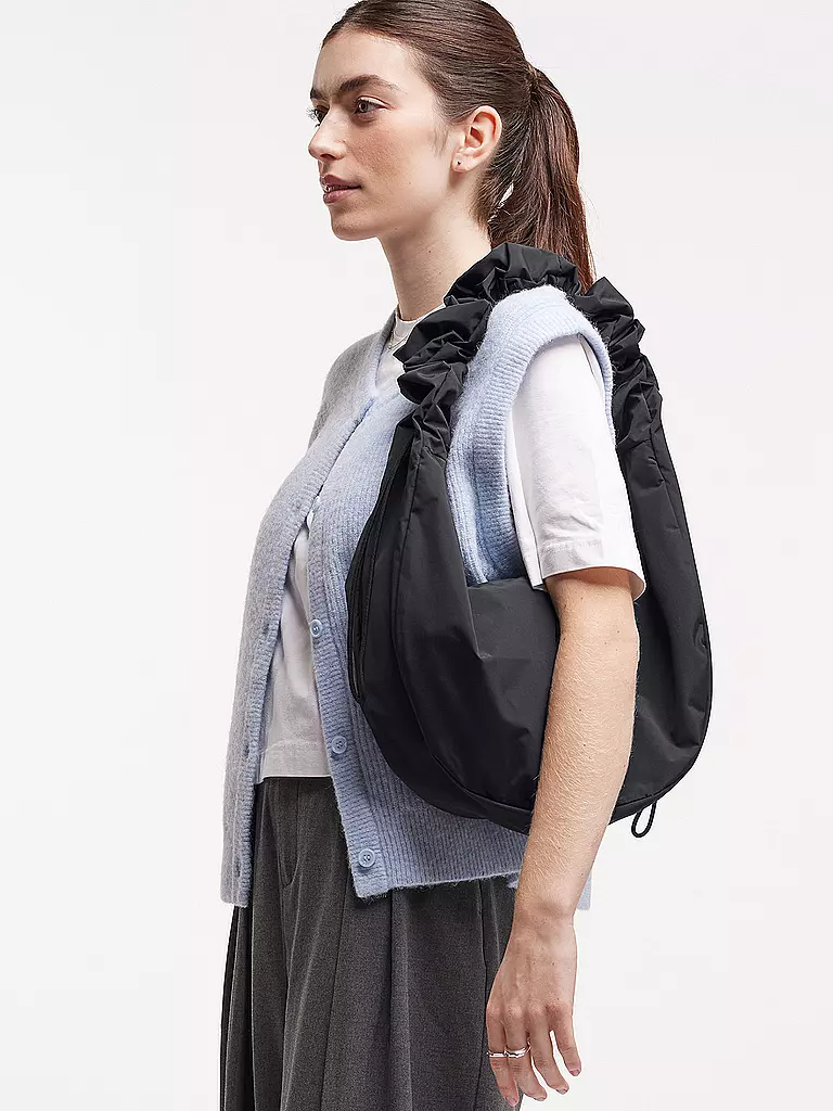 GOT BAG | Bolso - Bandolera MOON BAG RUFFLE | Negro