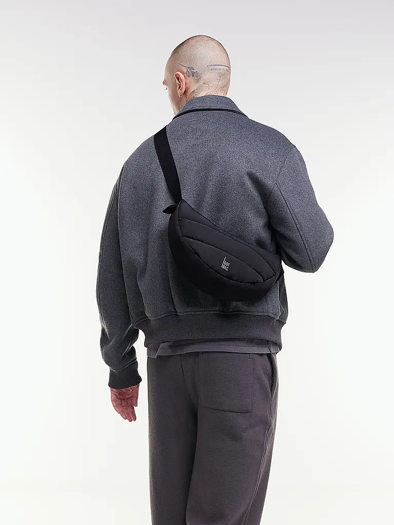 GOT BAG | Bolso - Bandolera PUFFER MOON BAG Small | Negro