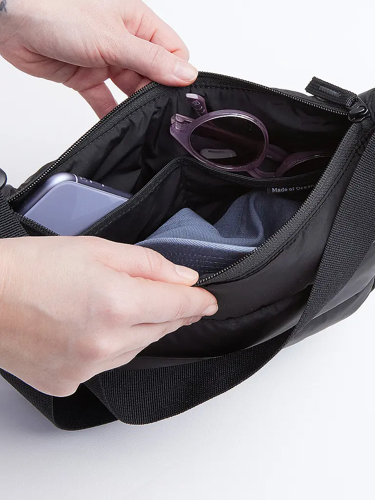 GOT BAG | Bolso - Bandolera PUFFER MOON BAG Small | Negro