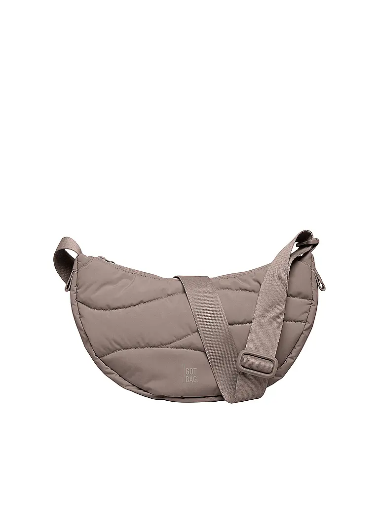 GOT BAG | Bolso - Bolso bandolera WAVY PUFFER MOON BAG | Marrón claro