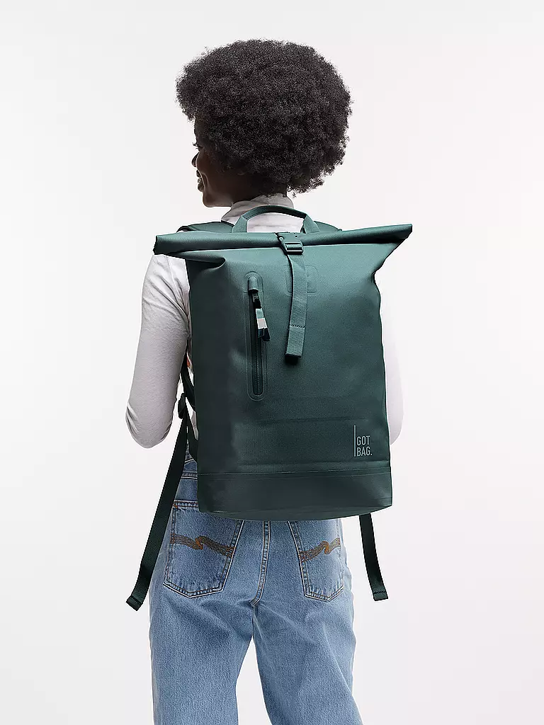 GOT BAG | Rucksack ROLLTOP LITE 2.0 MONOCHROME | Petróleo