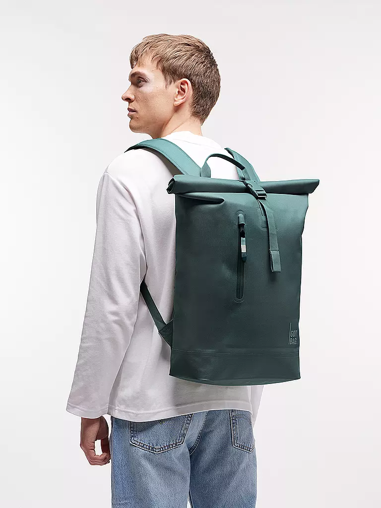 GOT BAG | Rucksack ROLLTOP LITE 2.0 MONOCHROME | Petróleo