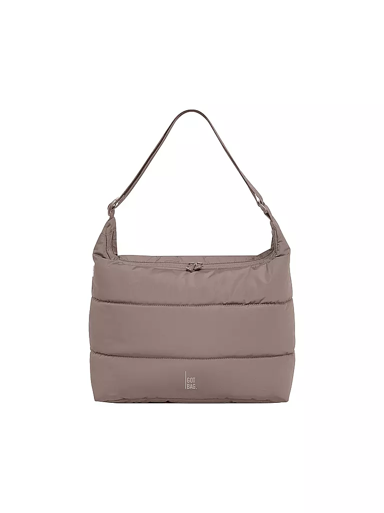 GOT BAG | Tasche - Umhängetasche PUFFER SQUARE BAG Large | Marrón claro