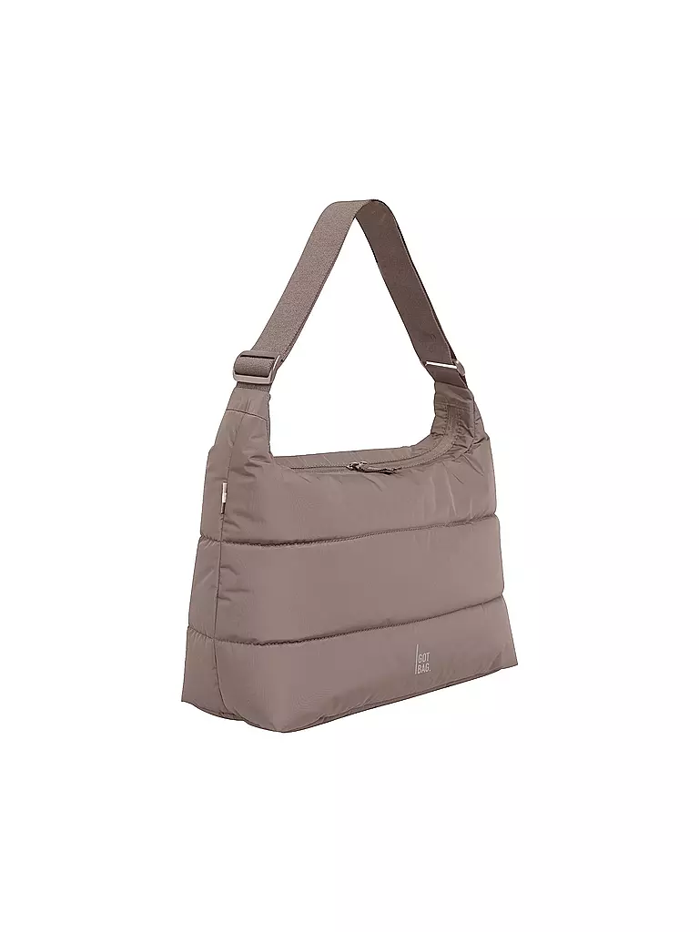 GOT BAG | Tasche - Umhängetasche PUFFER SQUARE BAG Large | Marrón claro