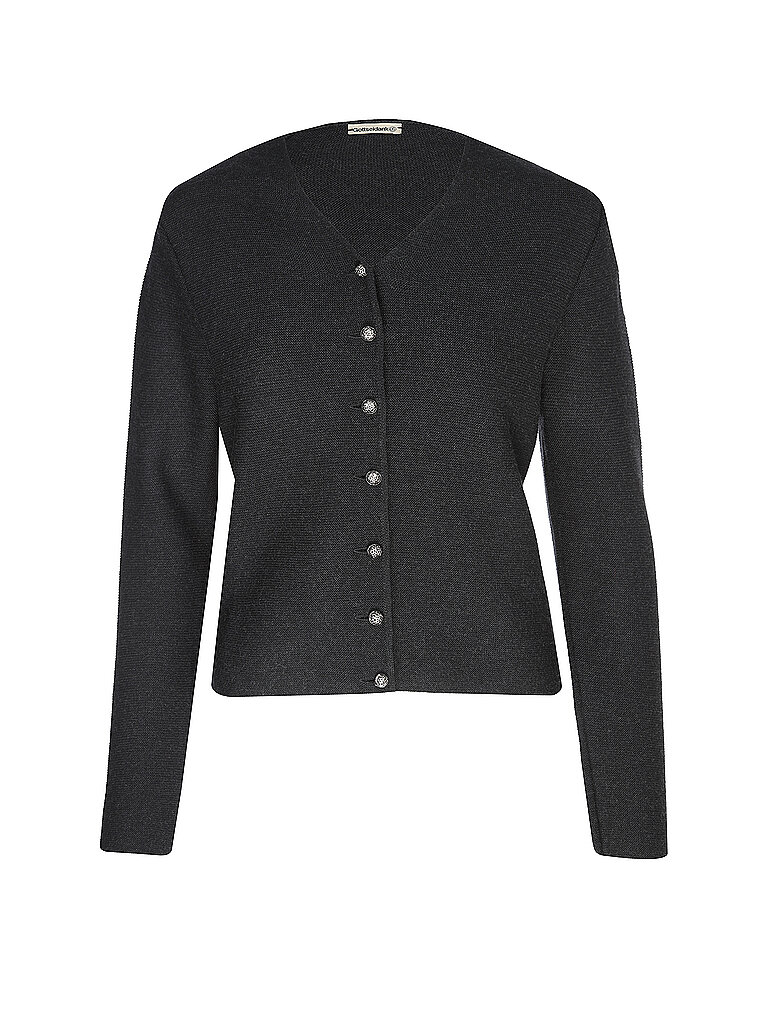 gottseidank Chaqueta de punto tradicional Slim Fit ANNA negro