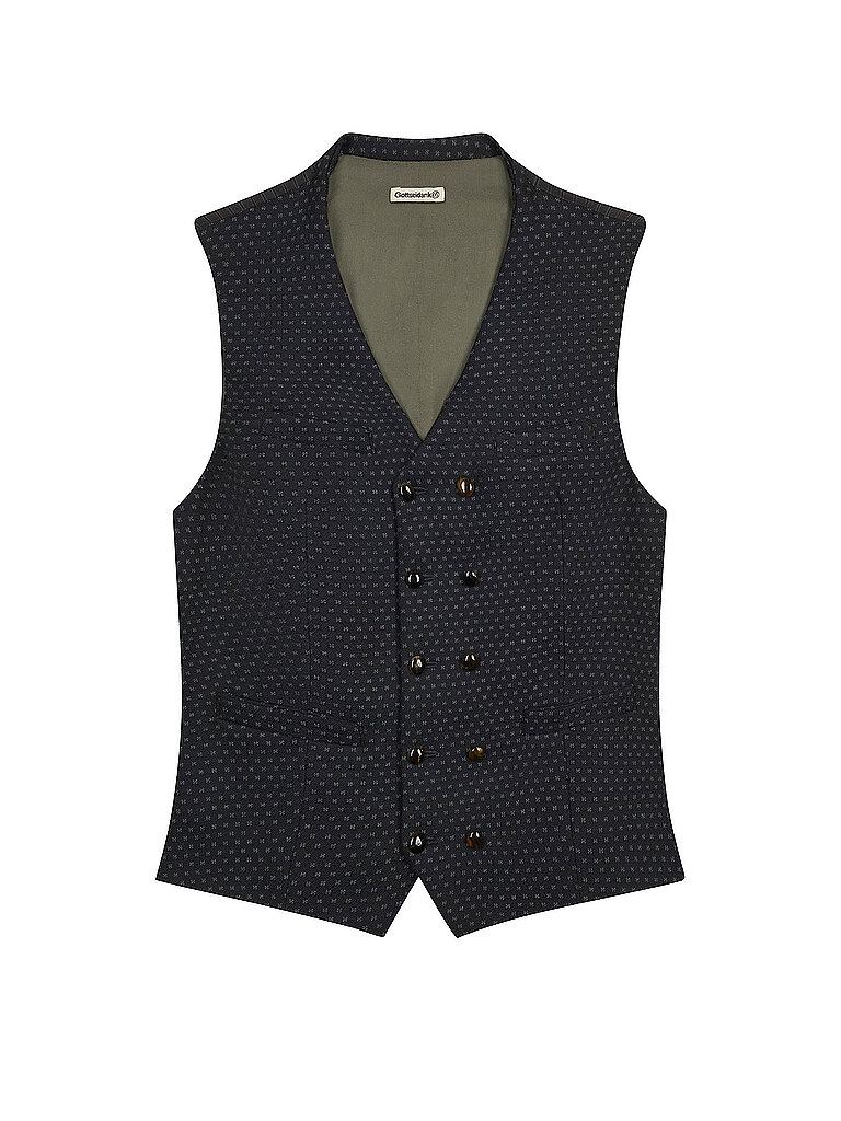 gottseidank Chaleco tradicional EGON gris