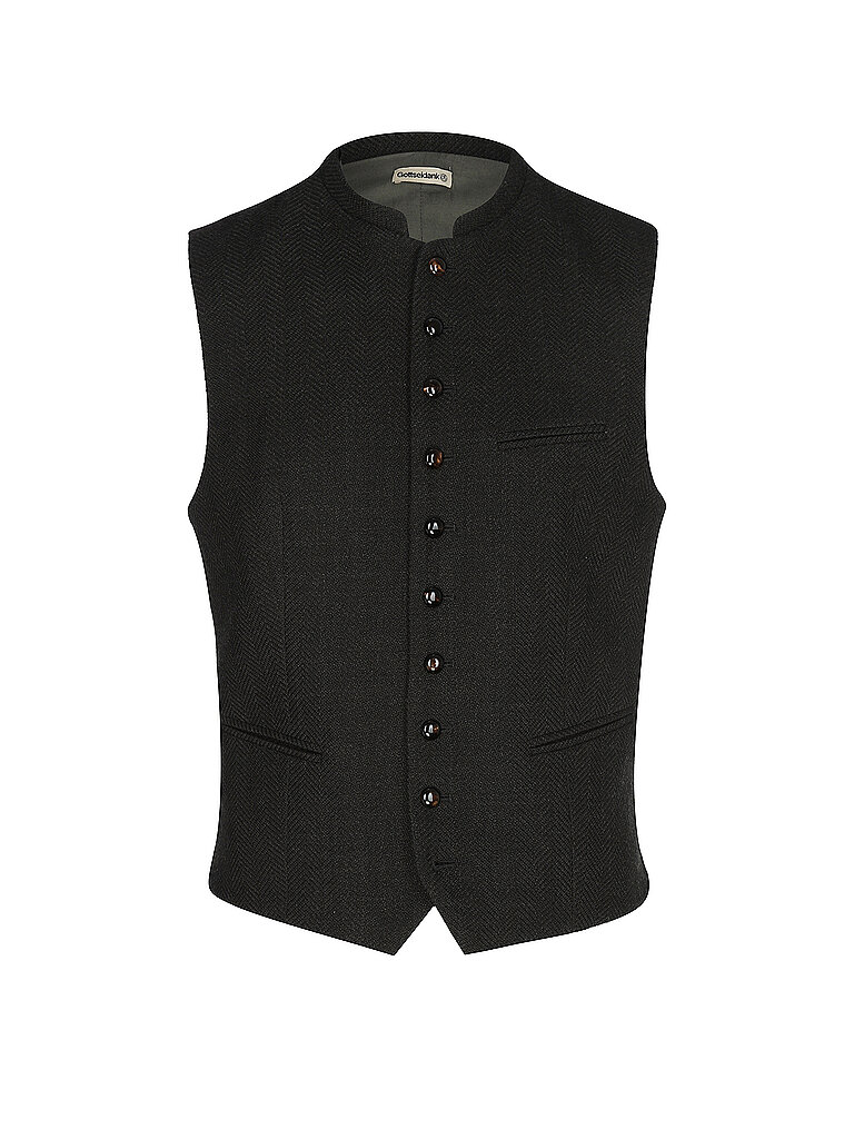 Chaleco tradicional KONSTANTIN verde oscuro 50