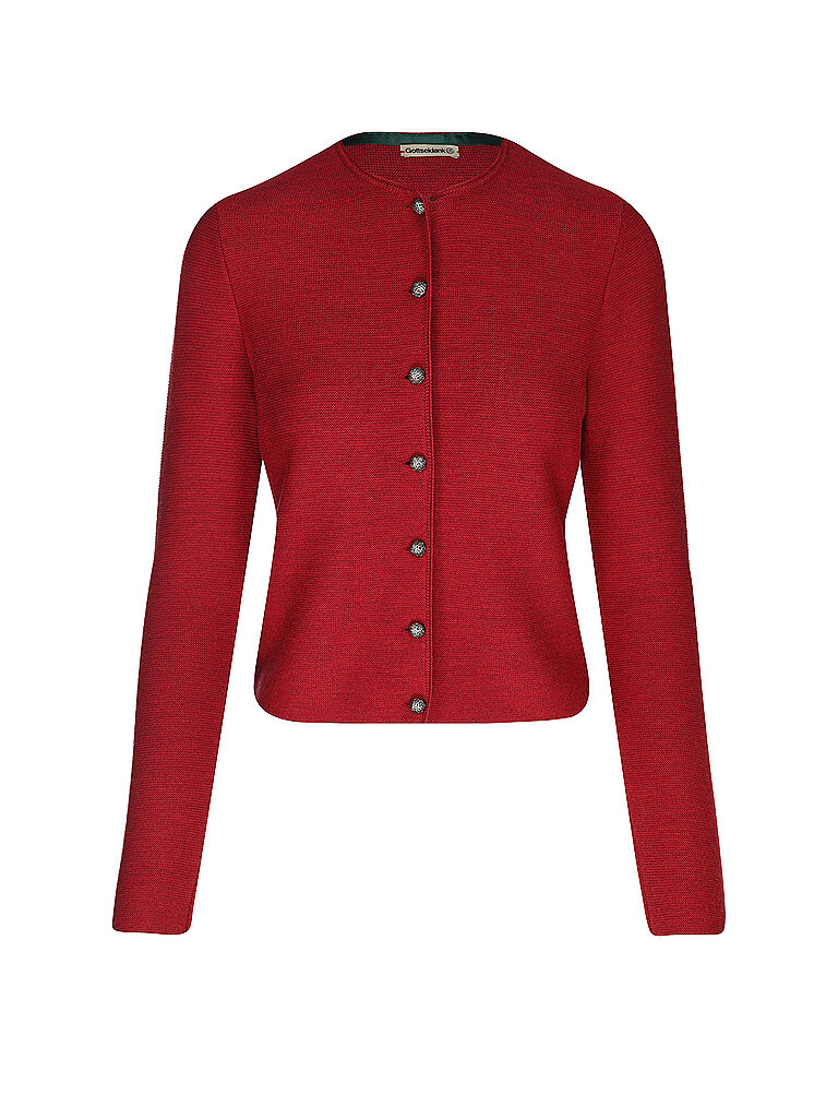 gottseidank Cárdigan tradicional ALOISIA rojo oscuro
