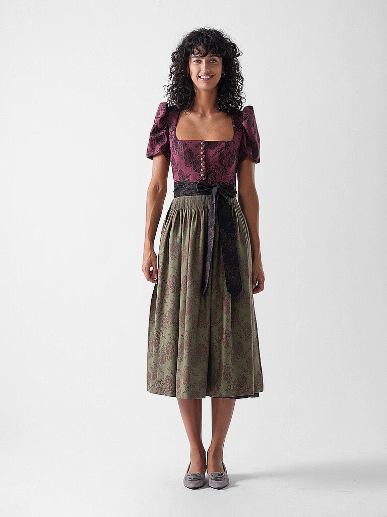 Gottseidank Dirndl LAURA rojo 36