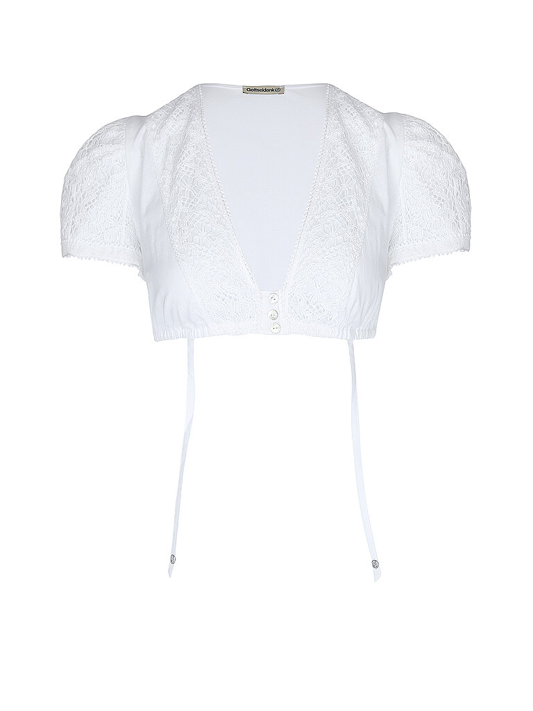 gottseidank Dirndlbluse LIESBETH blanco