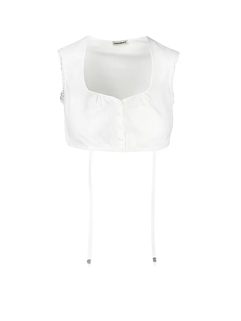 GOTTSEIDANK | Blusa de Dirndl ARIANA | Blanco
