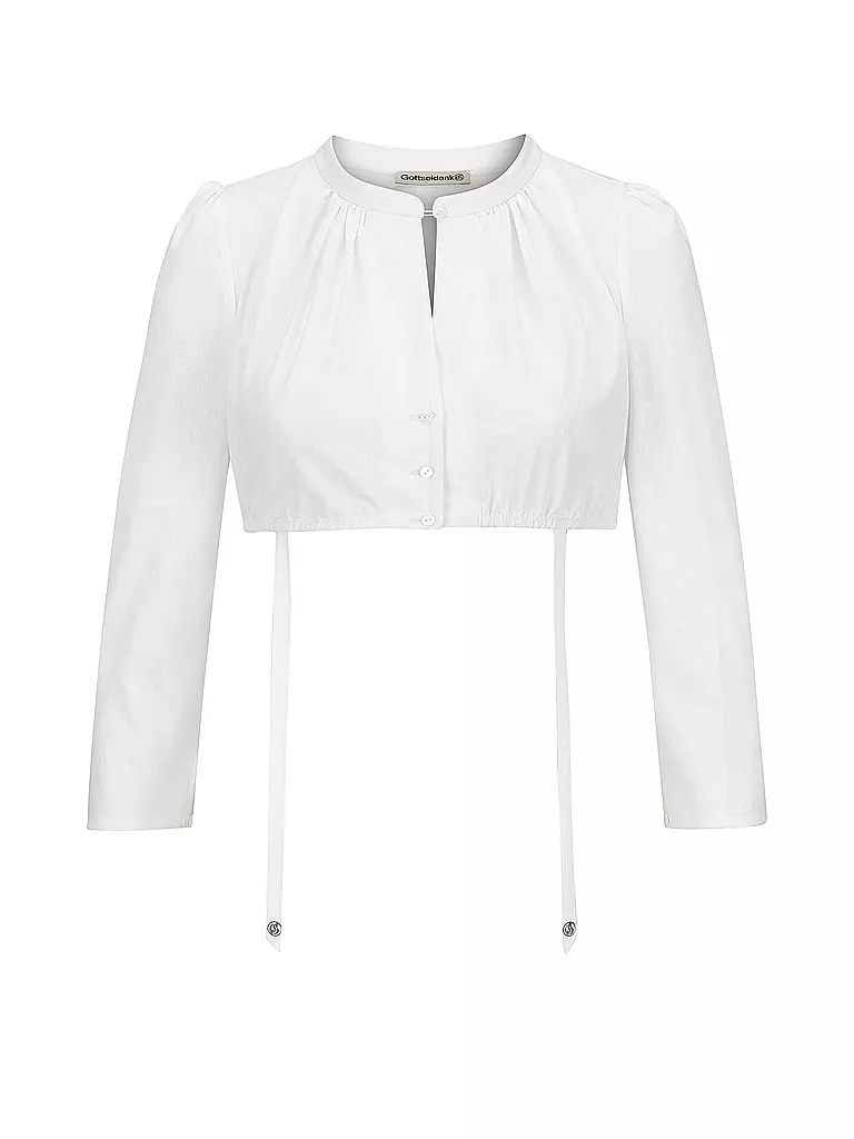 GOTTSEIDANK | Blusa de Dirndl DONE | Crema