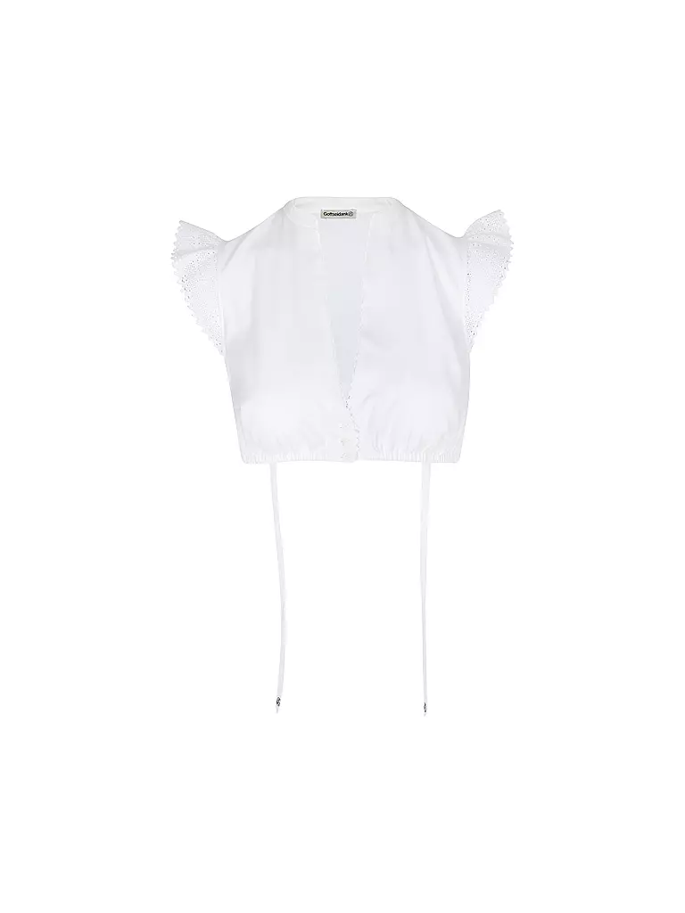 GOTTSEIDANK | Blusa de Dirndl JOSI | Blanco