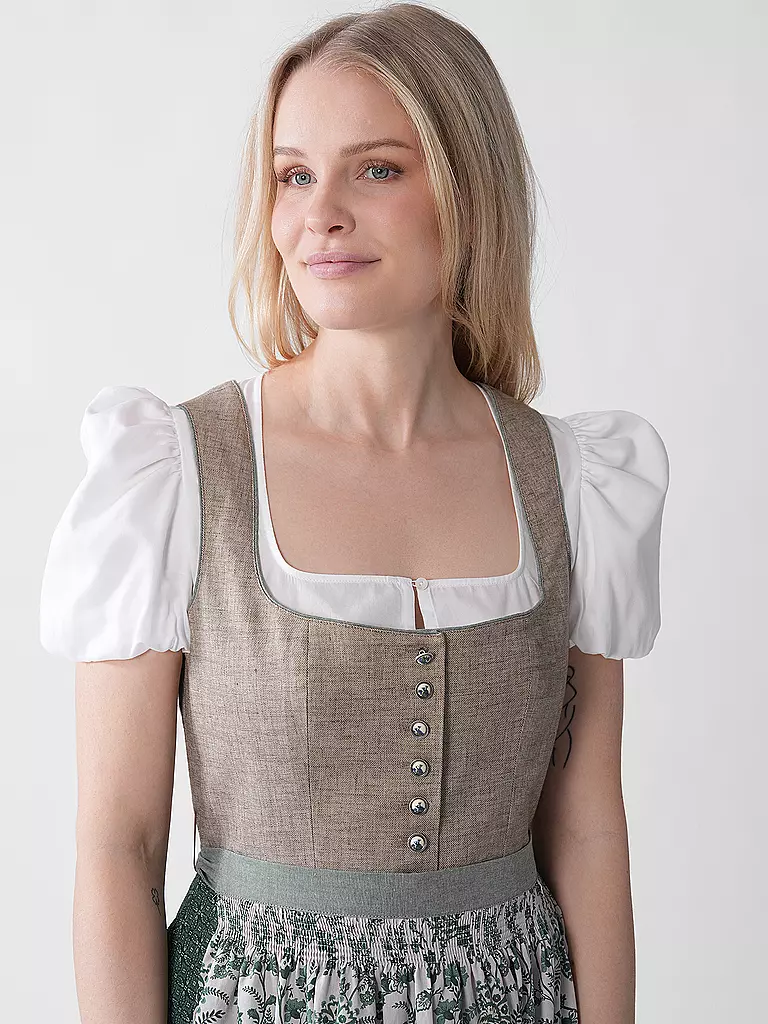 GOTTSEIDANK | Blusa Dirndl | Crema