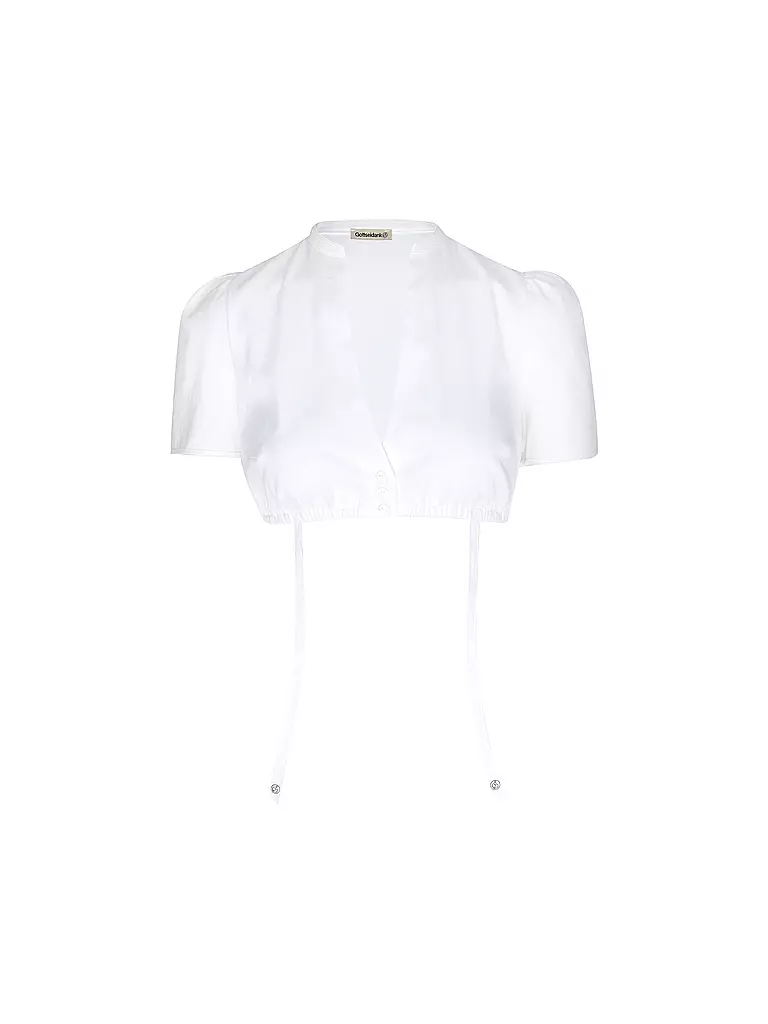 GOTTSEIDANK | Blusa para Dirndl | Blanco