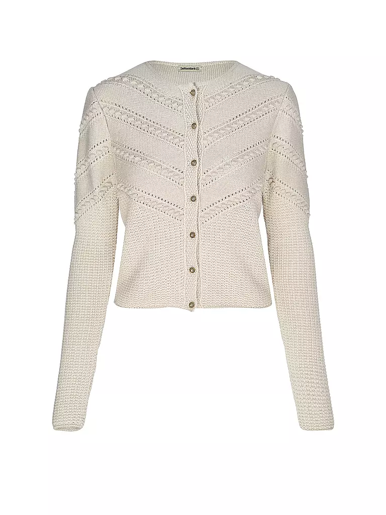 GOTTSEIDANK | Cárdigan tradicional de punto OPHELIA | Beige